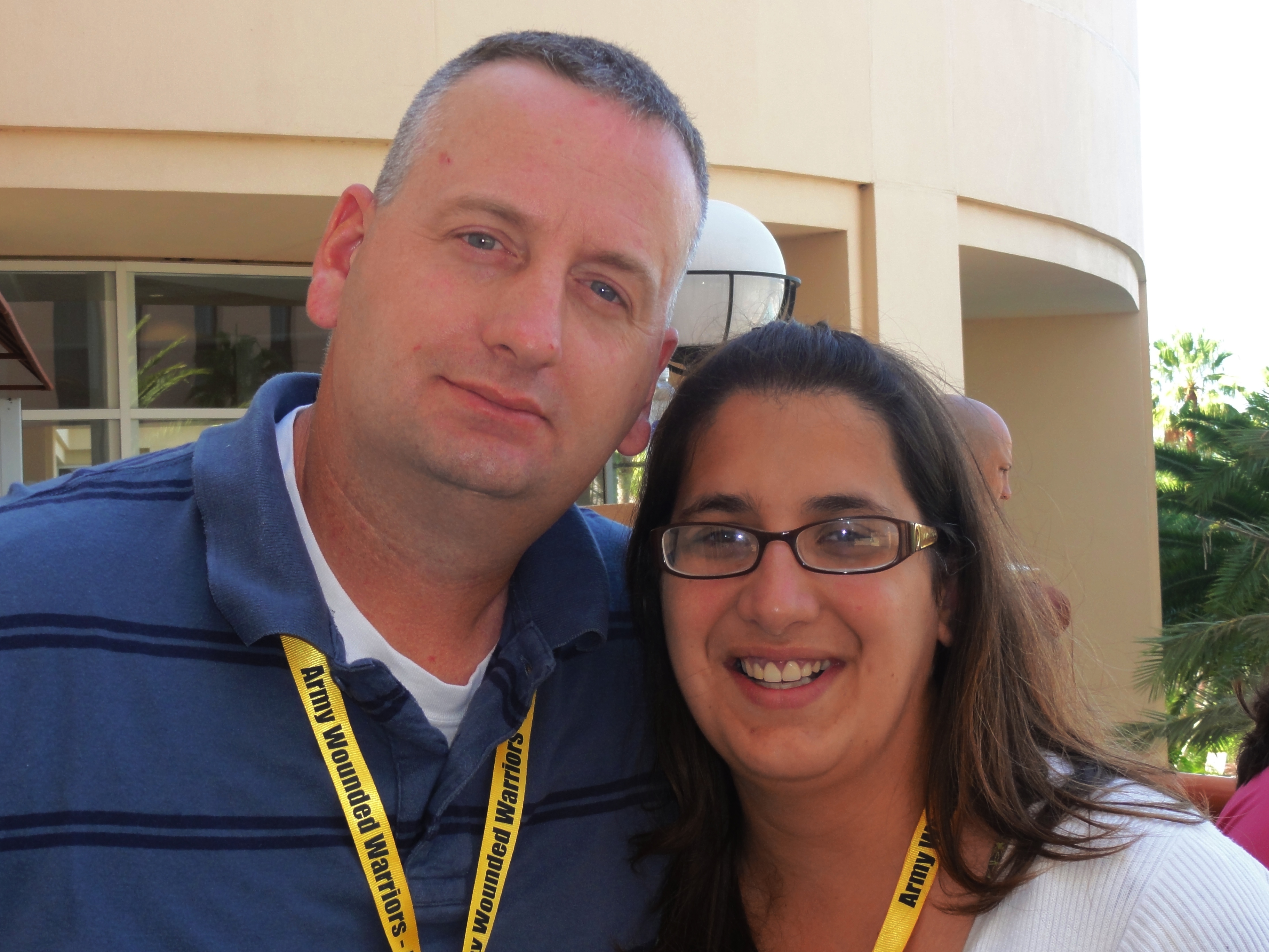 AW2 spouse Danielle Barber and her husband AW2 Veteran Rob Barber at the 2011 AW2 Symposium.