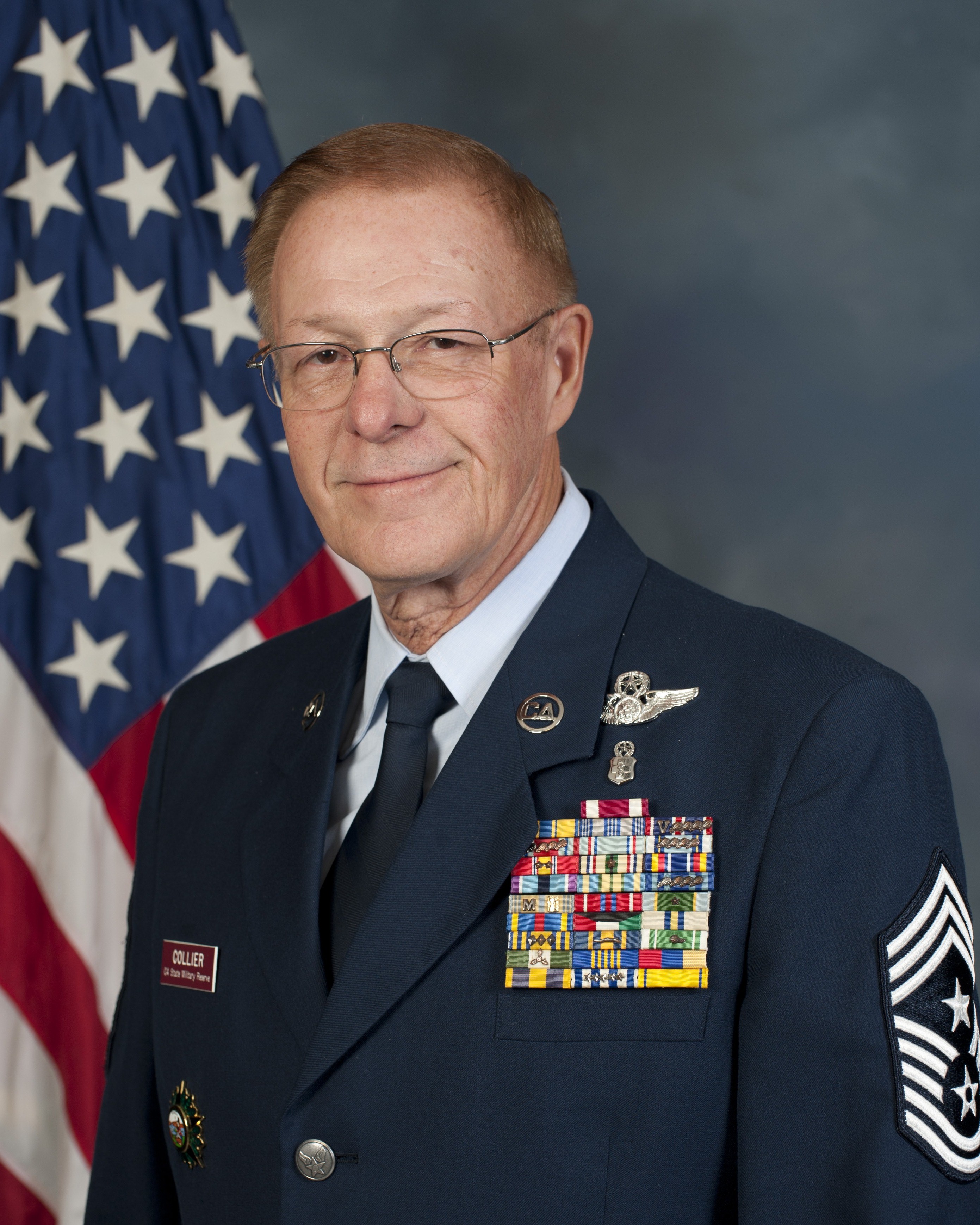 Command Chief Master Sergeant Charles W. Collier, California State Military Reserve