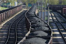 train carrying coal