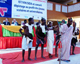 Students of Gasa University, Cotonou, act a play that exhorts fellow students to practice ABC and get tested for HIV and other STDs. Photo USAID 