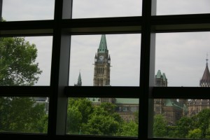 The Embassy's view of Parliament Hill