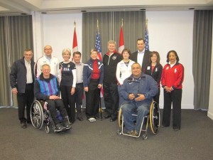 The U.S. Delegation with Prime Minister Harper