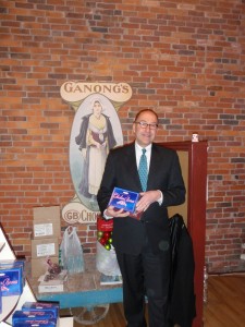 Ambassador Jacobson at the the Ganong Chocolate Factory Store in St. Stephen, New Brunswick