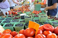 Produce at a farmer's market