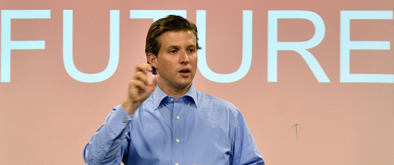 Alec Ross, Senior Advisor for Innovation to Secretary of State Hillary Clinton at The Project (R)evolution Conference in August 2012.