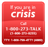 If you are in CRISIS call 1800-273-TALK (1-800-273-8255)