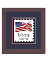 Four Flags "Liberty" Framed Art