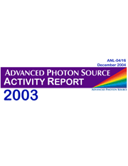 Cover of 2003 Activity Report
