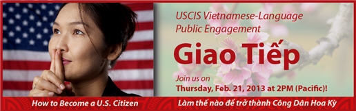 Vietnamese woman, American Flag, Giao Tiep information