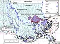 map of southeastern Louisiana