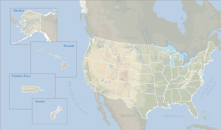 Habitat Where we work map