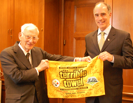 Dan Rooney and Senator Bob Casey