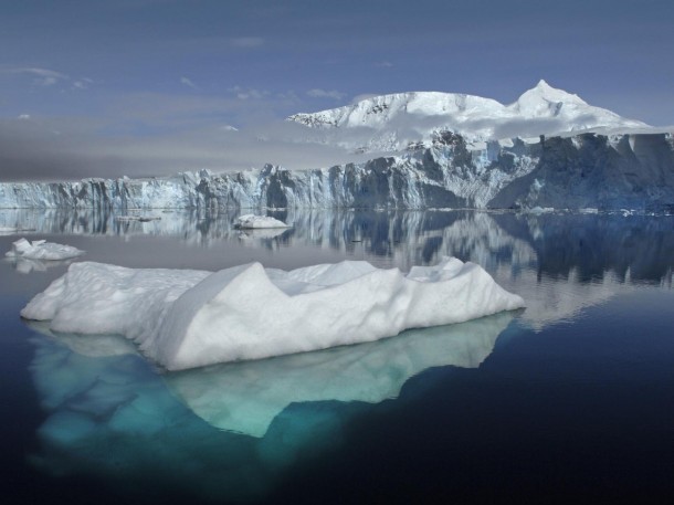 This is a view of Antarctica’s Sheldon Glacier with Mount Barre in the background.  The photo was taken by scientists participating in a new NASA/British Antarctica Survey study that is trying to find out why Antarctic sea ice cover has increased under the effects of climate change over the past two decades. (Photo: British Antarctic Survey)