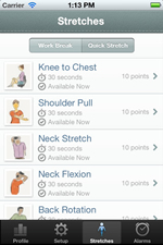 Ergonomics iOS Application