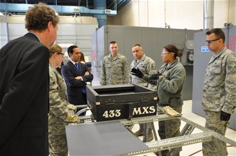 San Antonio mayor, guests learn about 433rd 