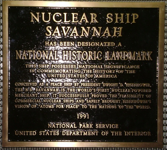 Nuclear Ship Savannah - A National Historic Landmark
