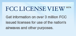 FCC License View