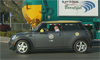 Photo of a MINI E car.