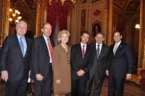 Menendez and other Members of the Senate Meet with Mexico's President Enrique Peña Nieto