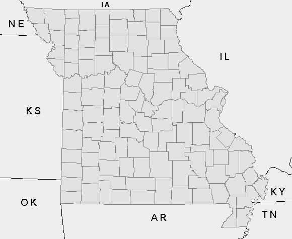 [map image displaying counties that are labeled incident count]