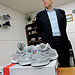 Michaud Picks Up Custom Maine-Made Sneakers for Obama (3-30-12)