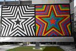 Wandgemälde Fünfzackige Sterne von Sol LeWitt