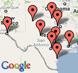 Map of office locations