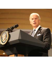 A man standing at a podium. Photo: Munich Security Conference