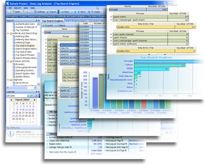 Deep Log Analyzer Screen. Click for more screenshots