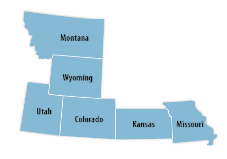 Mountain-Plains Information Office Map