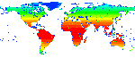 Land area per cell(0.25 degree-resolution) 