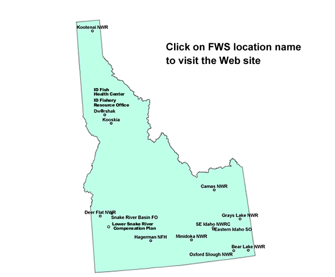 Pacific Region Offices in Idaho