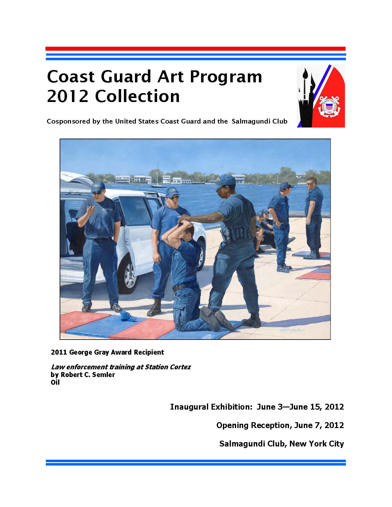 Coast Guard Art Program 2012 Collection Front Cover
