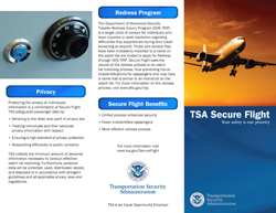 Photo of Secure Flight Program brochure