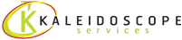 Kaleidoscope Services Inc. Logotipo de Solutions in Motion