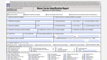 Picture of a registration screen