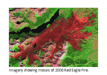 Satellite imagery of Red Eagle