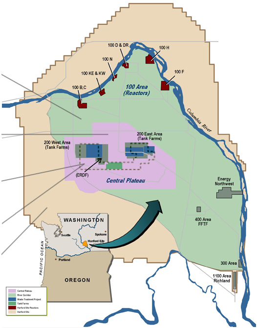 Hanford Map