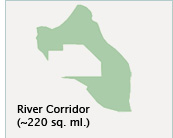 Columbia River Corridor Map Icon