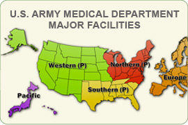 Army Medicine Map