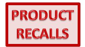 Click here for the latest Product Recalls