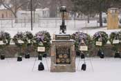 GWOT Memorial photo in the winter