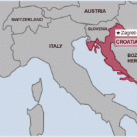 Map of Croatia