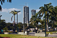 Unfinished skyscrapers mark the skyline of Caracas