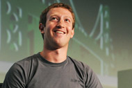 Facebook Founder and Chief Executive Officer Mark Zuckerberg addresses the TechCrunch Conference 