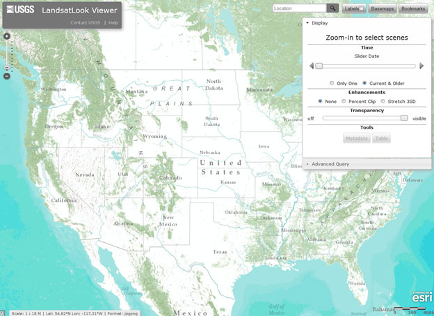 LandsatLook Viewer