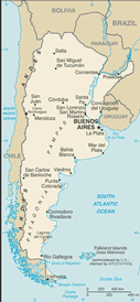 Map of Argentina