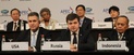 Under Secretary Sanchez (left) making remarks on innovation and Intellectual Property Rights at APEC St. Petersburg. (Photo APEC)