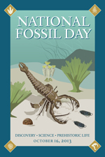 National Fossil Day poster