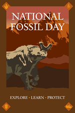 National Fossil Day Logo